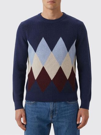 Ballantyne Pullover girocollo Ballantyne in cotone con motivo a rombi