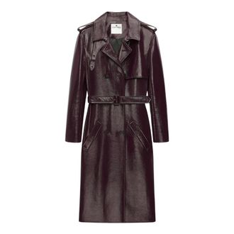Courr&egrave;ges Trench de Vinilo - Coats - Mujer - Rojo - S