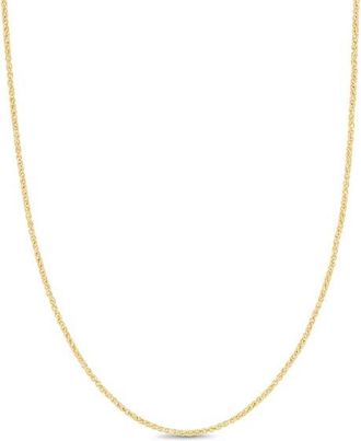 Bony Levy 14K Gold Wheat Chain Necklace in 14Ky at Nordstrom, Size 18