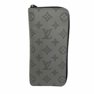 Louis Vuitton Gray Long Wallet (Bi-Fold) (Pre-Owned)