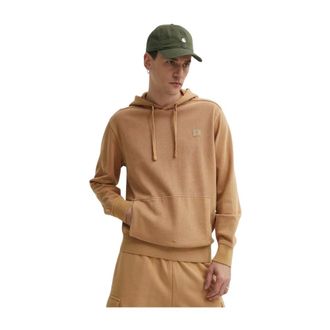 Timberland Hoodies & sweatvesten, Heren, Bruin, 2Xl, Katoen, Drawstring Patch Hoodie