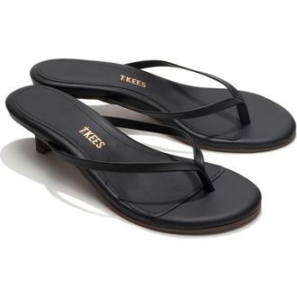 Tkees Julia Kitten Heel Flip Flop in Sable at Nordstrom, Size 10