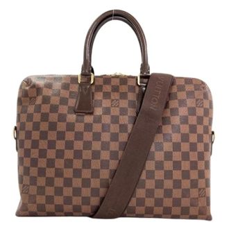 Louis Vuitton Pre-owned Handbags, female, Brown, Size: ONE SIZE Pre-owned Damier Briefcase