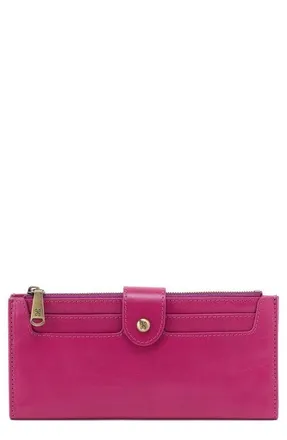 Hobo Dunn Leather Continental Wallet in Cactus Flower at Nordstrom