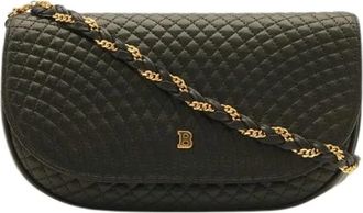 Bally Pre-owned Leren Schoudertas - Dames - Vintage Schoudertas - Zwart - ONE Size - Leer - Vintage