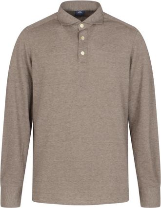 Finamore Orlando Polo Shirt - Heren - Polos - Bruin - M - Katoen - Tops