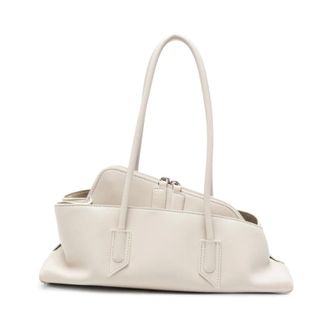 The Attico Dames, Tassen, Wit, Maat: ONE Size Leer