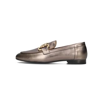 Notre-V Schoenen, Dames, Bruin, 37 EU, Leer, Bruine loafers