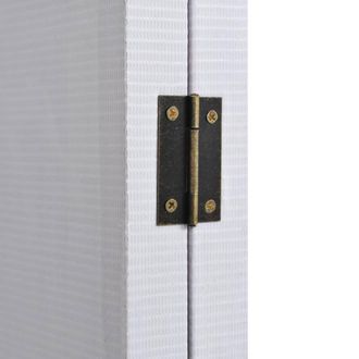 Berkfield Home White Folding Room Divider 120x170 cm New York by Day Black & White