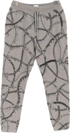 Herm&egrave;s Grey Tresor De Medor Jogging Pants Size L