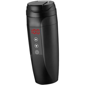 OEM Taza El&eacute;ctrica De Acero Para Coche, Con Pantalla De Temperatura, Compatible Con Caf&eacute;, T&eacute; Y Bebidas Calientes, 450 Ml