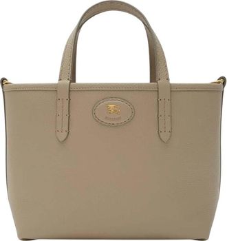 Burberry Taupe Bloomsbury Reversible Mini Tote