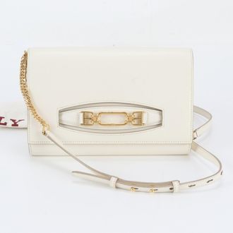 Bally Leather Clutch Bag Crossbody Bag Shoulder Bag (Pre-Owned)