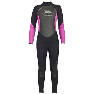 Trespass Womens/Ladies Aquaria Full Length 5mm Wetsuit (Black) Neoprene - Size X-Small