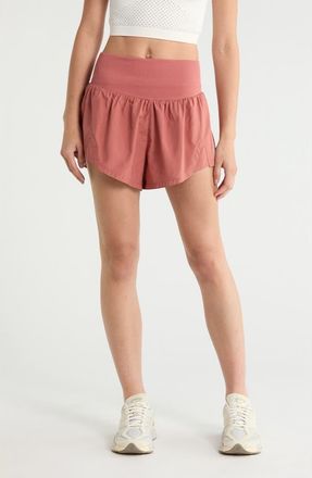 Free People FP Movement Carpe Diem Water Resistant Shorts in Fried Clay at Nordstrom, Size X-Large
