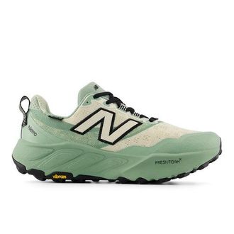 New Balance Hombre Hierro v9 Gore-Tex en Verde/Beige/Negro, Talla 43