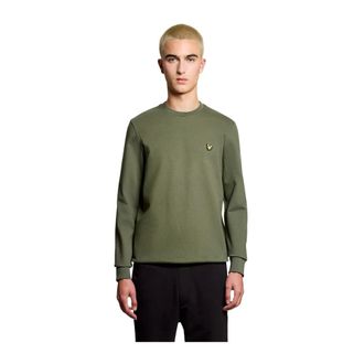 Lyle & Scott Crew Neck Fly Fleece - Heren - Sweatshirts & Hoodies - Groen - Maat: XL Fleece