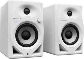 Pioneer Authentic Jeans Paire DEnceintes De Monitoring Pioneer Dj Dm-40d-bt-w - Bluetooth - Bass Reflex - 2x19w - Mode Dj Ou Production - Blanc