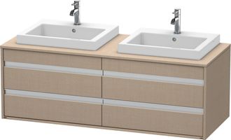 Duravit Mueble Bajo Lavabo Ketho 550x1400x496mm Lino