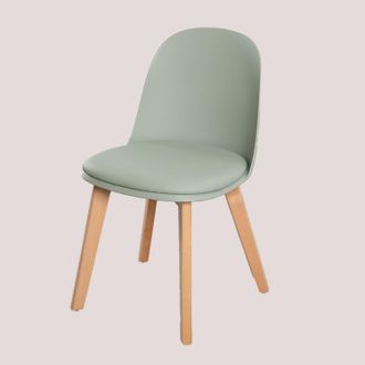 Sklum Sklum - Silla De Comedor En Polipropileno Y Madera De Haya Belyna