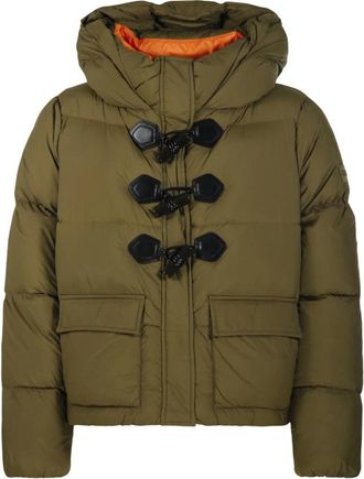 Ganni Mini Puffer in Future Nylon - Dames - Jassen - Groen - Maat: L Nylon