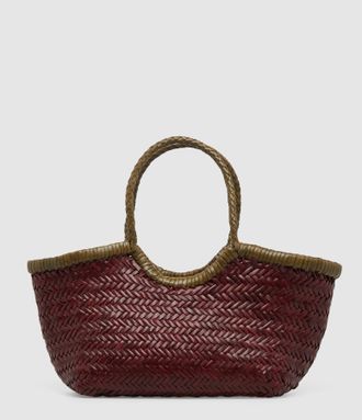 Dragon Diffusion Sac Nantucket Small Bi-Colour Bordo/Khaki