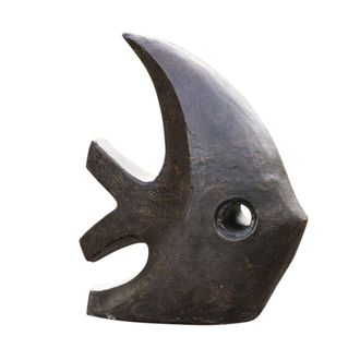 Wanda Collection Decoraci&oacute;n moderna jard&iacute;n estatua posici&oacute;n modelo peque&ntilde;o marr&oacute;n 50 cm