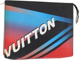 Louis Vuitton Pre-owned Vintage Pouch - Dames - Vintage Clutch - Veelkleurig - ONE Size - Leer - Vintage