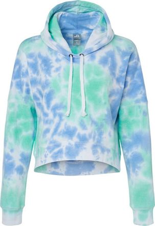 J. America Women&acute;s Crop Hooded Sweatshirt