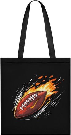 Generic Rocket Football Womens Tote Casual Shopping Bag Lightweight Shoulder Bags Hobos Handbag for Work Travel Daily 35x40cm