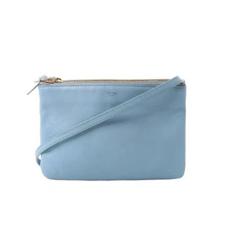 Celine Pre-owned Cross Body Bags, female, Blue, Size: ONE SIZE Pre-owned Trio Small Crossbody Bag