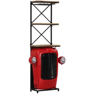 vidaXL Vidaxl - Cantinetta per Vini a Trattore 49x31x172 cm Massello di Mango