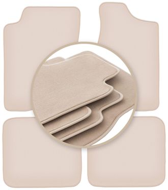 OEM Alfombrillas Beige Premium Para: Audi 80 B4 Berlina, Familiar, Avant 1991-1996