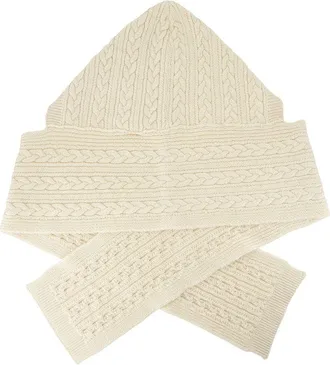 Isabel Marant Womens Honorine Scarf - Isabel Marant Wool Ivory Accessories