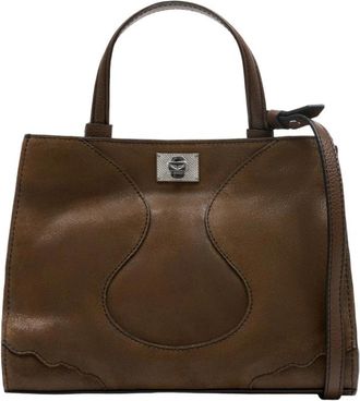 Zadig&Voltaire Jack Mini Suede Bag - Dames - Shoppers - Bruin - ONE Size - Katoen - Tassen