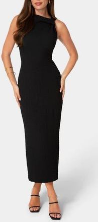 Bebe Twist Neck Sleeveless Body-Con Dress in Black at Nordstrom Rack, Size X-Small