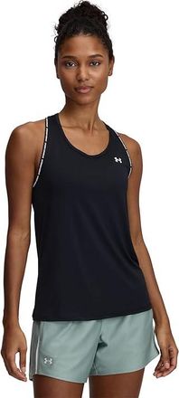 Under Armour Tech Knockout Tank Top Womens Clothing Black/White : LG (US 12-14), Polyester