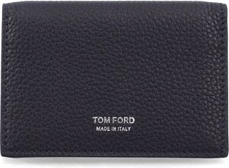 Tom Ford Soft Grain Leather T Line Calfskin Card Holder