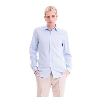 Lacoste Heren, Overhemden, Blauw, Maat: 4XL