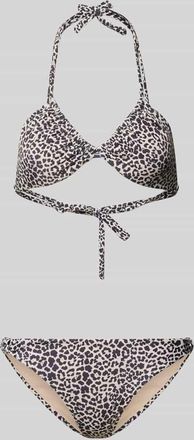 Shiwi Bikini-Set im Allover-Look Modell BIBI in Beige, Gr&ouml;&szlig;e 34