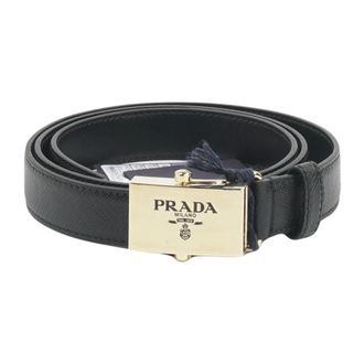 Prada Belts - female - Prada - Belts - Black - 90 CM - Accessories