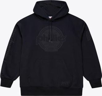 Mitchell & Ness Mens Mitchell & Ness Black Philadelphia Phillies Phantom Fleece Hoodie at Nordstrom, Size X-Large