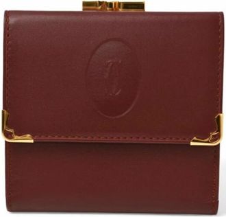Cartier Pre-owned Wallets, female, Red, Size: ONE SIZE Pre-owned Fabric Wallet