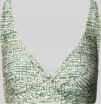 Barts Bikini-Oberteil mit V-Ausschnitt Modell Cascis in Schilf, Gr&ouml;&szlig;e 42