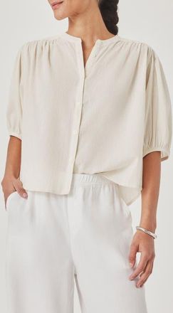 Splendid Madelyn Woven Shirt in Antique Pearl White at Nordstrom, Size X-Small