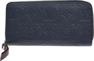 Louis Vuitton Pre-owned Wallets, female, Blue, Size: ONE SIZE Pre-owned Leather Wallet