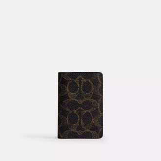 Coach Id Card Wallet In Loved Signature Canvas