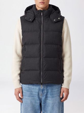Moorer Padded Wool and Cashmere Waistcoat with Removable Hood