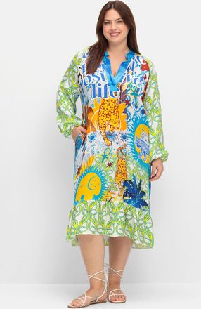 Jelmoli-Shop Druckkleid »Midikleid«