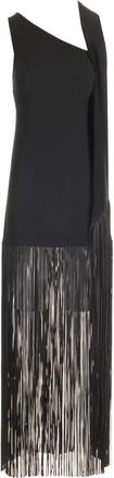 Taller Marmo Atlanta One-Shoulder Jurk - Dames - Maxi kleedjes - Zwart - S - Kleedjes